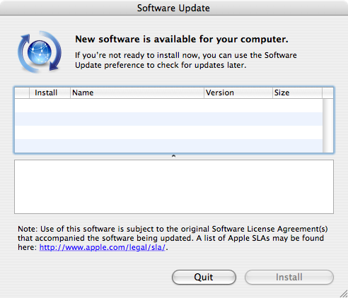 software update stuck